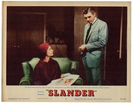 *SLANDER (1957) Ruthless Scandal Magazine Publisher Steve Cochran &amp; Ann ... - £35.97 GBP