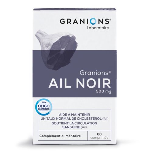 Granions Black Garlic Extract Dietary Supplement 500mg 60 Tablets EXP:2027