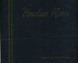 Venetian Room Menu and Wine List Columbus Ohio 1940&#39;s - £58.36 GBP