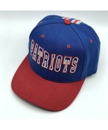 Vintage New England Patriots NFL Football Blue Snapback Hat Cap Pro Play... - £39.10 GBP
