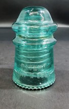 Antique Turquois Blue Glass Insulator Hemingray No 9 - Patent May 2 1893 - £15.81 GBP