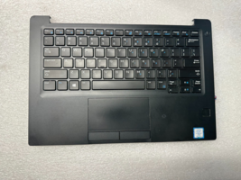 Dell Latitude 7290 palmrest touch pad keyboard fingerprinter scanner 7W4XR - $19.93