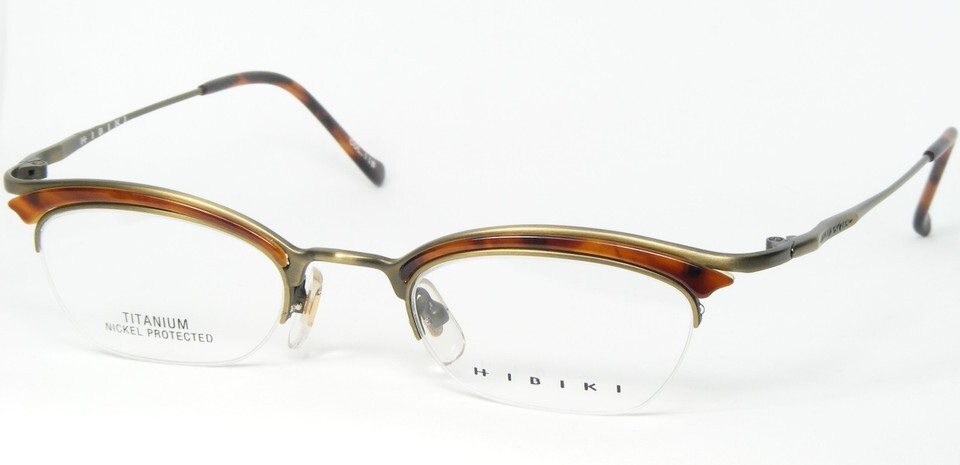 NOS HIBIKI HK-122 11B BRONZE /TORTOISE EYEGLASSES GLASSES 45-20-140mm Japan - $96.25