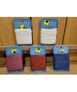 5 NEW J&amp;P Coats Candlewick Yarn 4 Strand 100% Cotton 50 yards 284A  256 ... - $24.94 CAD