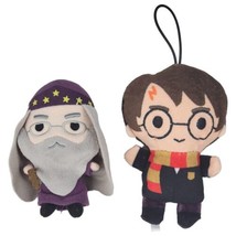 Harry Potter Mini Plush Figures Dumbledore 4&quot; &amp; Harry Potter 5&quot; - £7.43 GBP