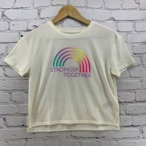 Gap Stronger Together Rainbow T-Shirt Girls Sz M Med - £7.87 GBP