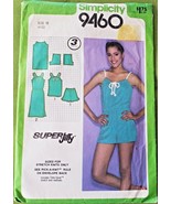 Simplicity #9460 Misses Pullover Dress Top &amp; Shorts Uncut Size 10 Stretc... - £5.44 GBP
