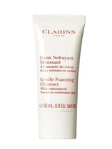 Clarins Gentle Foaming Cleanser with Cottonseed Normal Combo Skin .8oz 3... - $9.41