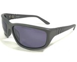 Blue Surf Sunglasses BS 09 COL 20 Matte Gray Square Wrap Frames w Purple... - $23.01