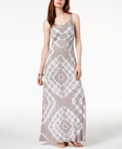 allbrand365 designer Womens Petite Tie Dyed Maxi Dress, Taupe Diamond Size PXL - £97.69 GBP