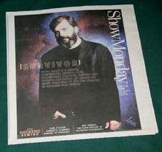 Steve Earle Show Newspaper Supplement Vintage 2000 - £19.98 GBP