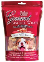 Loving Pets Gourmet Wraps Biscuit Dog Treat Sweet Potato 1ea/8 oz - £13.41 GBP