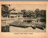 Lincoln Park Barca Casa Chicago Illinois Il 1909 DB Cartolina I12 - $5.07
