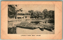 Lincoln Park Barca Casa Chicago Illinois Il 1909 DB Cartolina I12 - £4.04 GBP