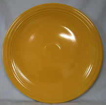 Homer Laughlin Fiesta Vintage Yellow Round Chop Plate or Platter 14 1/4&quot; - £36.30 GBP