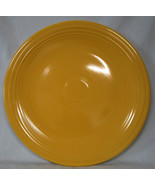 Homer Laughlin Fiesta Vintage Yellow Round Chop Plate or Platter 14 1/4&quot; - £36.20 GBP