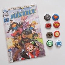 Young Justice Comic Promo Lot DC Comics Button Pins SDCC Comic Con - $17.80