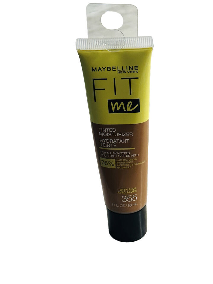 Maybelline Fit Me Tinted Moisturiser All Skin Types 355 Foundation With Aloe 1oz