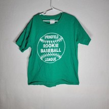 Boys Size Small Youth, Green, Gently Used, Baseball Tshirt - £3.13 GBP