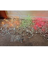 Lot of 6 Assorted Holiday String Lights, Various Colors, LED w/Extra Bulbs - $28.07 CAD