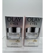 (2) Olay Regenerist Collagen Peptide 24 MAX Eye Creme Fragrance Free .5oz - $39.64 CAD