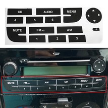 1 Pc Car Radio Button Repair Sticker For Fiat Grand Punto Radio Stereo Worn Peel - £48.60 GBP