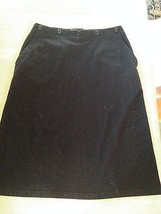 Ralph Lauren Women&#39;s Skirt Black Label Black Wool Blend Sailor Style Siz... - $49.50