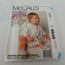 McCalls 9549 Pattern Newborn Infants Panties Bootees Bib Blanket Size NB-M UNCUT - £4.74 GBP