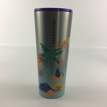 Starbucks 2020 Summer Stainless Steel Tumbler Mermaid Beach Palm Venti 24oz - $33.61
