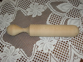 Potato or Canning Masher/Pestle-Solid Wood-Never Used-USA - £7.96 GBP