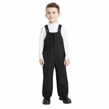 Gerry Boys Girls Snow Pants Bib Black Reflective Kids Adjustable Suspender 5 - £13.45 GBP