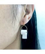 Special Offer 2 Pairs Funny Roll Toilet Paper Earring Bowknot Earring Fu... - $20.60 CAD