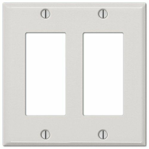 Creative Accents Almond Steel- Rocker Double SWITCH Wallplate 9AL127 - $6.44