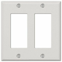 Creative Accents Almond Steel- Rocker Double SWITCH Wallplate 9AL127 - $6.44