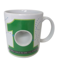 Golfer Hole in One Mug Coffee Cup Shoebox HMK Dad Christmas Dad Gift 4&quot; - $6.16