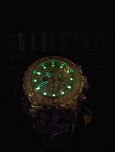 Invicta 6905 New Subaqua 18k Gold Plated Watch With No Band & Needs Battery image 7