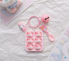 Keylink Instagram pendant Dumpling tray girl heart cute cartoon resin - £15.51 GBP