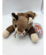RARE 1997 TY Beanie Baby Pounce Cat Plush - 4th Gen Hang Tag PVC Pellets... - $247.75 MXN