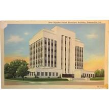 Vintage Postcard, New Rapides Parish Municipal Building, Alexandria, PA - £7.97 GBP