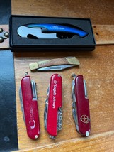 Lot of Used Utility Pocket Knives Cork Screw Driver – all shown in pictures incl - £8.92 GBP