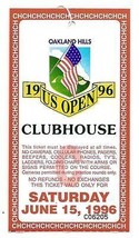 1996 US Open ticket Saturday June 15th Third Round Oakland Hills Steve Jones - £181.30 GBP