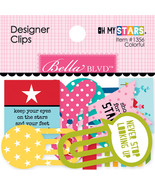 Oh My Stars Collection Designer Clips Colorful - $501.16 MXN