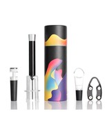Pour And Preserve Set of 4 Foil Cutter Air Wine Opener Aerator And Wine ... - $42.11