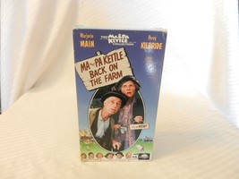 Ma and Pa Kettle Back on the Farm (VHS, 1994) Marjorie Main, Percy Kilbride - $10.00