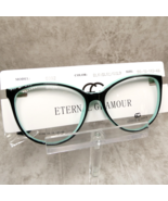 Eternal Glamour Black Light Blue Eyeglasses FRAMES - 0392 56-16-143 NEW! - $40.80
