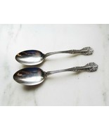 1903 Antique Alvin Sterling Silver Florentine 5 3/4&quot; Teaspoons Set of 2 ... - £59.97 GBP