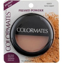 4PKS) Brand New ColorMates Terre Copper Pressed Powder .40 oz. #62653 - £9.27 GBP