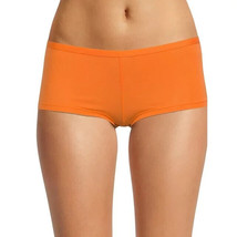 No Boundaries Women&#39;s Cotton Boyshort Panties Size X-SMALL Orange Sherbet - £8.92 GBP