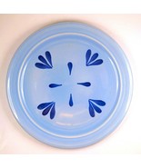Red Wing Delta Blue 8&quot; Luncheon or Salad Plate Mid-Century Stoneware Dis... - $64.84 CAD