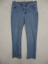 Lee Riders Women&#39;s Jeans Straight Medium Wash Size 14 Long Tall - $13.31